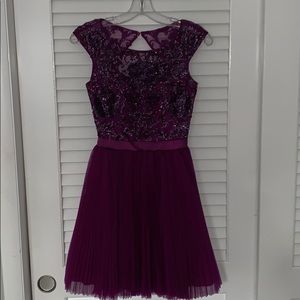 Sherri Hill Short Sequin Top Dress
